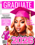 4 Editable Grad Magazine Cover Bundle