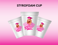 4 Piece Editable Foam Cup Bundle